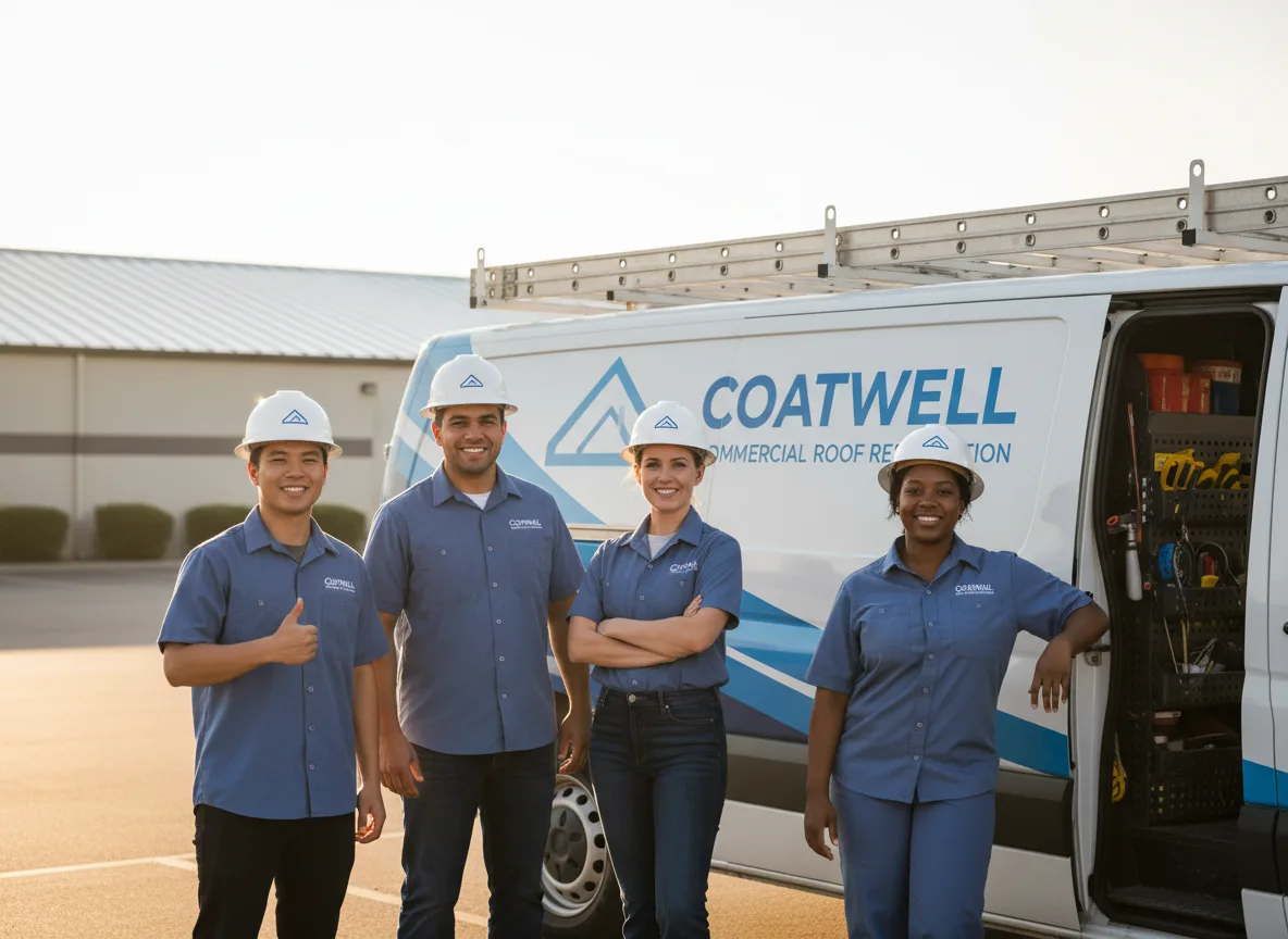Commercial roof coating company in York New Salem, PA